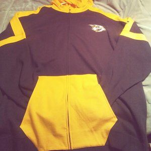 Nashville Predators Hoodie NWT 4XT Men's NHL Zip